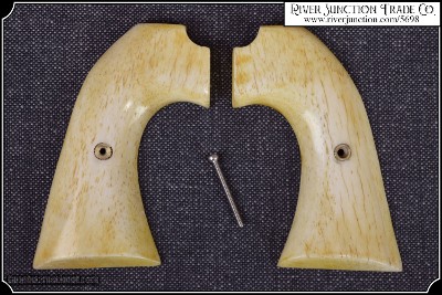 Hand made Bone Colt Bisley two piece Grips - Image 2 of 12