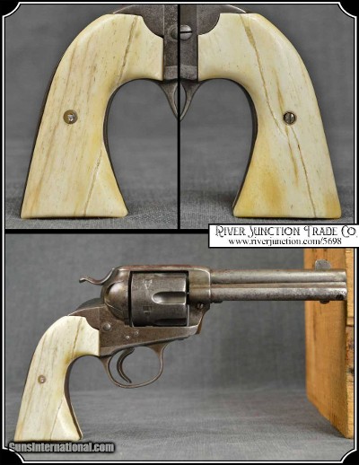 Hand made Bone Colt Bisley two piece Grips - Image 6 of 12