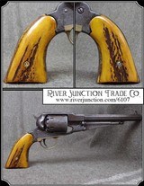 Grips ~ Aged Elk Horn with bark on. For your 1858 Remington