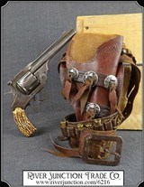 Copy of a Smith & Wesson Double Action Frontier .44-40 with bone grips - 1 of 18