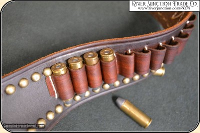 Studded Cartridge Belt - .45 Caliber - Image 5 of 8