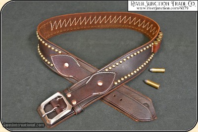 Studded Cartridge Belt - .45 Caliber - Image 2 of 8