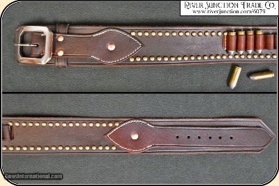 Studded Cartridge Belt - .45 Caliber - Image 3 of 8