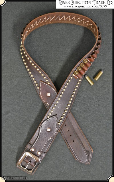 Studded Cartridge Belt - .45 Caliber