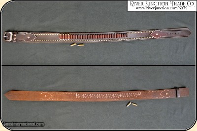 Studded Cartridge Belt - .45 Caliber - Image 4 of 8