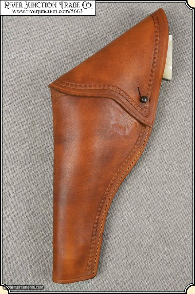 Civilian full flap holster Copied from original in the River Junction Collection