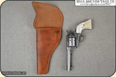 Civilian full flap holster Copied from original in the River Junction Collection - Image 4 of 10