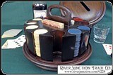 Large, Gamblers poker chip rack. - 7 of 8