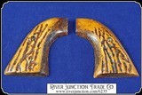 Colt SAA 1st Gen. ELK HORN "Jigged" grips - 6 of 7