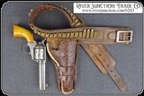 Antique holster & money belt for 4 3/4 inch barreled Colt SAA or Clones - 3 of 11