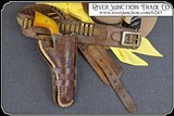 Antique holster & money belt for 4 3/4 inch barreled Colt SAA or Clones - 2 of 11