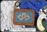 Playing Cards Beaded Itailian leather Case - 3 of 11