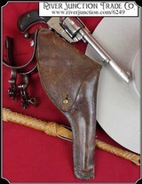 Original " Bunkhouse Made Antique full flap holster for COLT LIGHTNING - 1 of 10