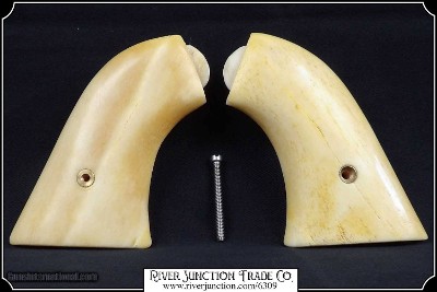 Hand made Bone 1875 or 1895 Original or Uberti Remington two piece Grips RJT#6309 - Image 8 of 10