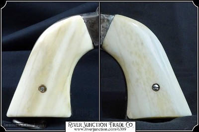 Hand made Bone 1875 or 1895 Original or Uberti Remington two piece Grips RJT#6309 - Image 4 of 10