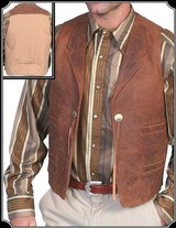 (Make Offer) John Wayne Leather Vest RJT#4989 - $199.95 - 1 of 1