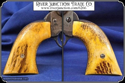 Elk Horn 1873 S.A. Grip w/bark & antique stain - Image 4 of 9