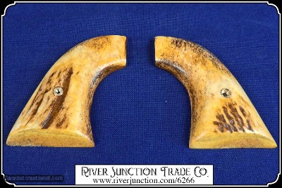 Elk Horn 1873 S.A. Grip w/bark & antique stain - Image 7 of 9