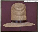 Vintage Straw top hat size 6 3/4 - 3 of 5