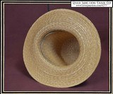 Vintage Straw top hat size 6 3/4 - 5 of 5