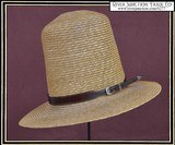 Vintage Straw top hat size 6 3/4 - 2 of 5