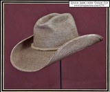 Distressed Straw hat size Small (6 3/4 to 7 ) Pre-Styled hat - 3 of 6