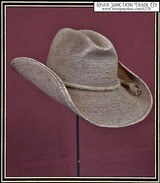 Distressed Straw hat size Small (6 3/4 to 7 ) Pre-Styled hat