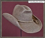 Distressed Straw hat size Small (6 3/4 to 7 ) Pre-Styled hat - 2 of 6