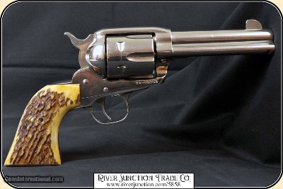 Old Vaquero and other Ruger Grips ~ Hand made Elk Horn two piece Grips w/ bark on RJT#5858 - Image 2 of 13