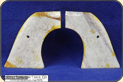 Old Vaquero and other Ruger Grips ~ Hand made Elk Horn two piece Grips w/ bark on RJT#5858 - Image 8 of 13