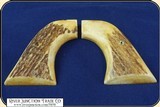 Old Vaquero and other Ruger Grips ~ Hand made Elk Horn two piece Grips w/ bark on RJT#5858 - 7 of 13