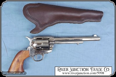 Non-firing Replica Pistol - 7 1/2 in. Nickel Finish SA - Image 3 of 7