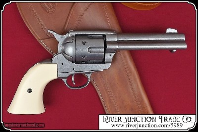 Non- firing 1873 Colt. simulated Ivory grips - Image 2 of 7