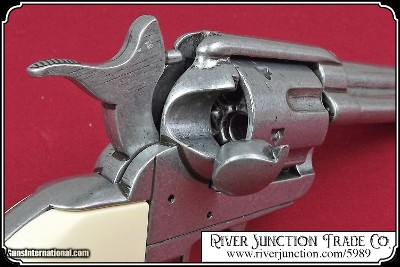 Non- firing 1873 Colt. simulated Ivory grips - Image 6 of 7