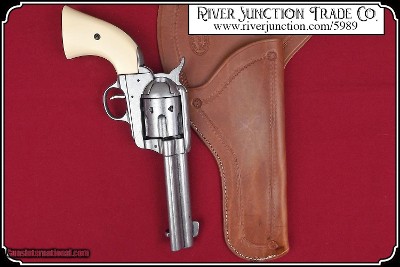 Non- firing 1873 Colt. simulated Ivory grips - Image 3 of 7