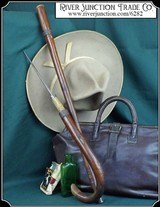 One of a kind folk art sword cane - 1 of 8