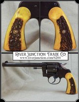Elk Horn Stag Two Piece Grips for Colt New Service