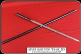 Black Lacquered Grasscloth SWORD STICK cane - 5 of 9