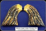 Elk Horn Stag Jigged Grips for the UBERTI 1875/90 Remington OR your ANTIQUE ORIGINAL 1875/90 Remington - 14 of 16