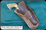 Holster - Lawrence Right hand holster for Colt Single Action 4 3/4 or 5 1/2 inch barrel - 4 of 9