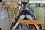 Antique Saddle Newly Restored,15 inch seat - 17 of 22