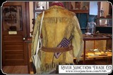 A truly rare find: Original Indian Wars Cavalry Officers brain tanned elk hide coat and trousers. - 6 of 20