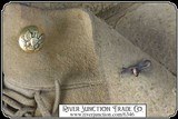 A truly rare find: Original Indian Wars Cavalry Officers brain tanned elk hide coat and trousers. - 17 of 20