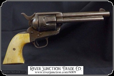 Single Action Army Grips ~ Hand made Elk Horn high polish smooth two piece Grips - Image 3 of 9