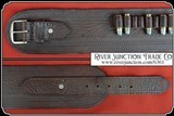 Antique holster and belt for 4 3/4 or 5 1/2 inch barreled Colt SAA, S&W and others - 10 of 12