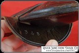 Antique holster and belt for 4 3/4 or 5 1/2 inch barreled Colt SAA, S&W and others - 8 of 12
