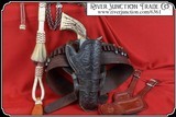 Antique holster and belt for 4 3/4 or 5 1/2 inch barreled Colt SAA, S&W and others - 2 of 12