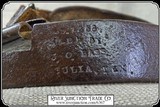 Antique J.O. Bass Spurs from Tulia Texas. Rare spurs number 1268 - 7 of 8