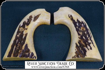 Elk Horn Grips with Bark for the Bisley - Image 15 of 17