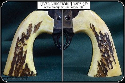 Elk Horn Grips with Bark for the Bisley - Image 13 of 17